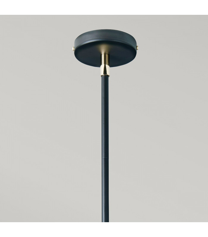 Balance 5 Light Multi Arm Pendant Ceiling Light Black Polished Nickel-2