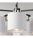 Balance 5 Light Multi Arm Pendant Ceiling Light Black Polished Nickel-3