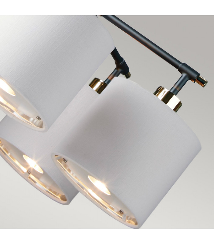 Balance 5 Light Multi Arm Pendant Ceiling Light Black Polished Nickel-4