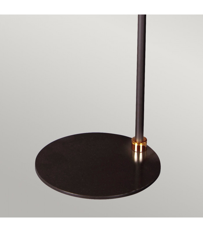 Balance Floor Lamp with Shade Black Polished Brass-4