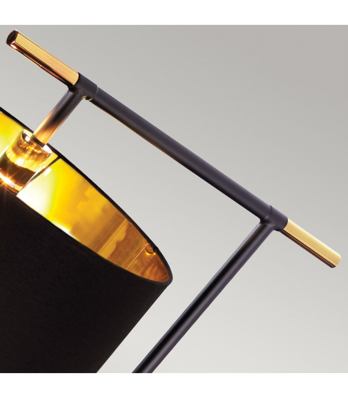 Balance Floor Lamp with Shade Black Polished Brass-5