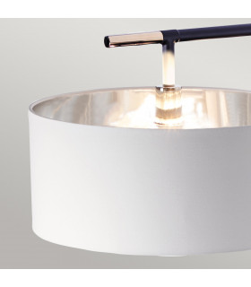 Balance Floor Lamp with Shade Black Polished Nickel-2