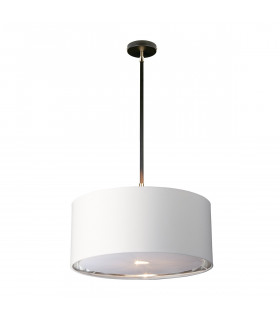 Balance Cylindrical Pendant Ceiling Light Black Polished Nickel-1