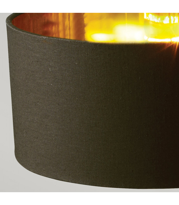 Balance Table Lamp with Round Shade Black Polished Brass-3