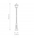 Bayview Outdoor Lamp Posts Black IP44-6
