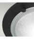 Berwick Flush Ceiling Light Black-2