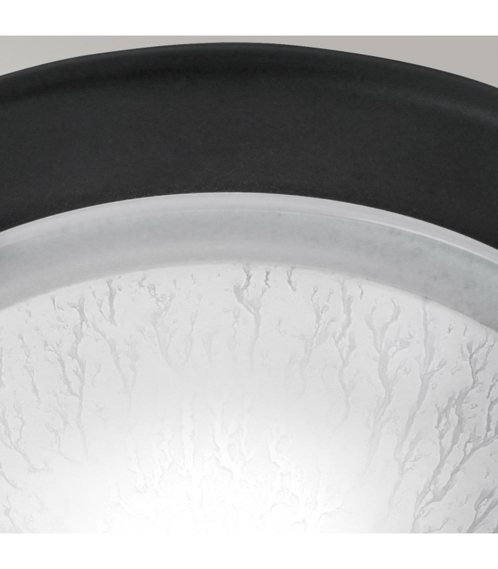 Berwick Flush Ceiling Light Black-3
