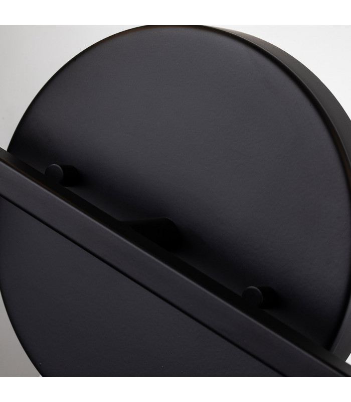 Bowtie 2 Light Bathroom Wall Lamp Matte Black IP44-3