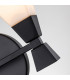 Bowtie 2 Light Bathroom Wall Lamp Matte Black IP44-4