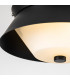 Bowtie 2 Light Bathroom Ceiling Light Matte Black IP44-2