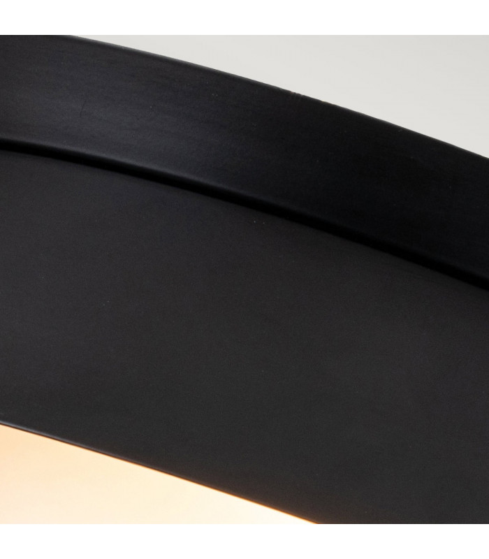 Bowtie 2 Light Bathroom Ceiling Light Matte Black IP44-5