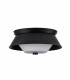 Bowtie 2 Light Bathroom Ceiling Light Matte Black IP44-6