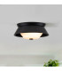 Bowtie 2 Light Bathroom Ceiling Light Matte Black IP44-7