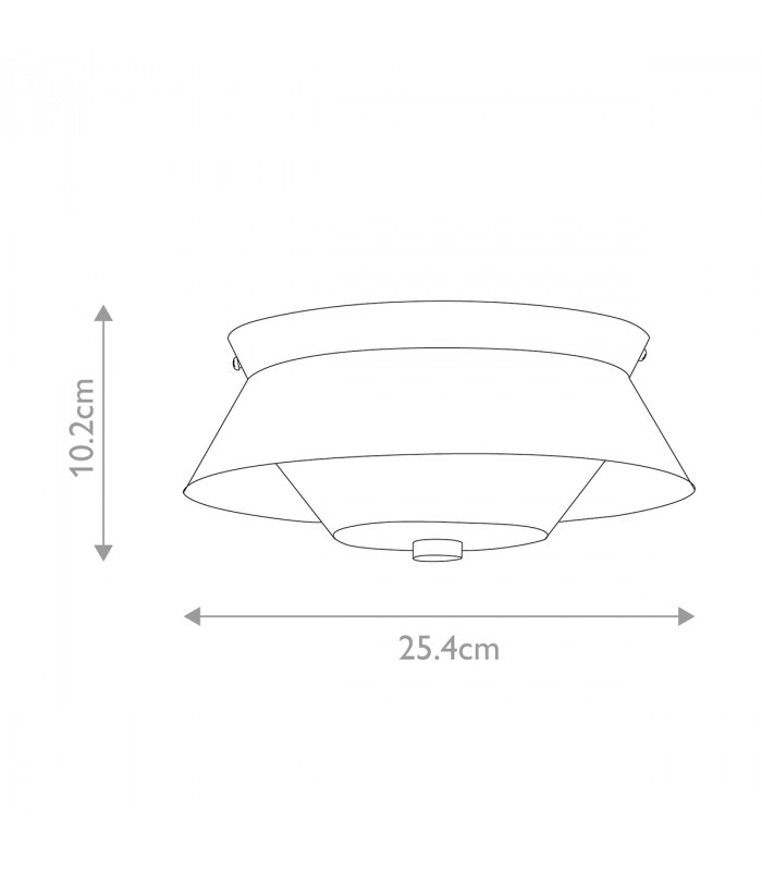 Bowtie 2 Light Bathroom Ceiling Light Matte Black IP44-8