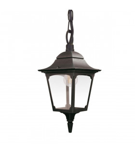 Chapel Outdoor Pendant Ceiling Light Black IP44-1