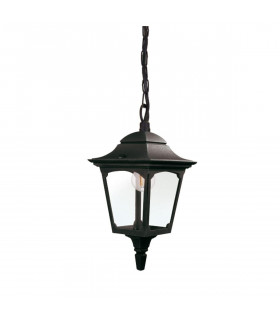 Chapel Mini Outdoor Pendant Ceiling Light Black IP44-1