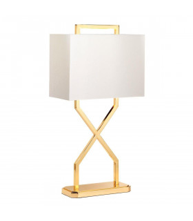 Cross Table Lamp with Shade Polished Gold-1