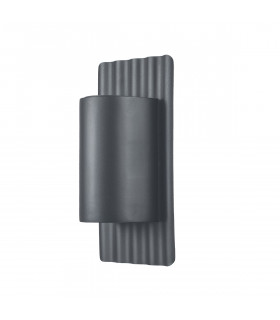 Dali 2 Light Outdoor Up Down Wall Lamp Grey IP44-1