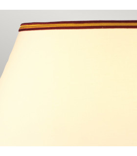 Oxblood Table Lamp with Round Tapered Shade Oxblood-2