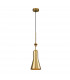 Etoile Dome Pendant Ceiling Light Aged Brass and Gold Leaf-1
