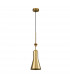 Etoile Dome Pendant Ceiling Light Aged Brass and Gold Leaf-7