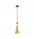 Etoile Dome Pendant Ceiling Light Aged Brass and Gold Leaf-1