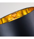 Camilia Table Lamp with Round Shade Antique Gold and Black-2