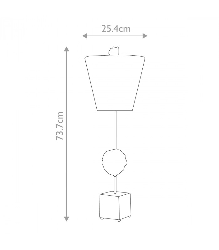Petra Table Lamp Bone White-7
