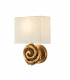 Swirl Wall Lamp with Shade Gold Leaf-1