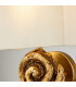 Swirl Wall Lamp with Shade Gold Leaf-3
