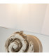Swirl Wall Lamp with Shade Bone White-3