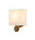 Swirl Wall Lamp with Shade Gold Leaf-1
