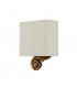 Swirl Wall Lamp with Shade Gold Leaf-5