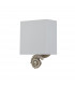 Swirl Wall Lamp with Shade Bone White-5