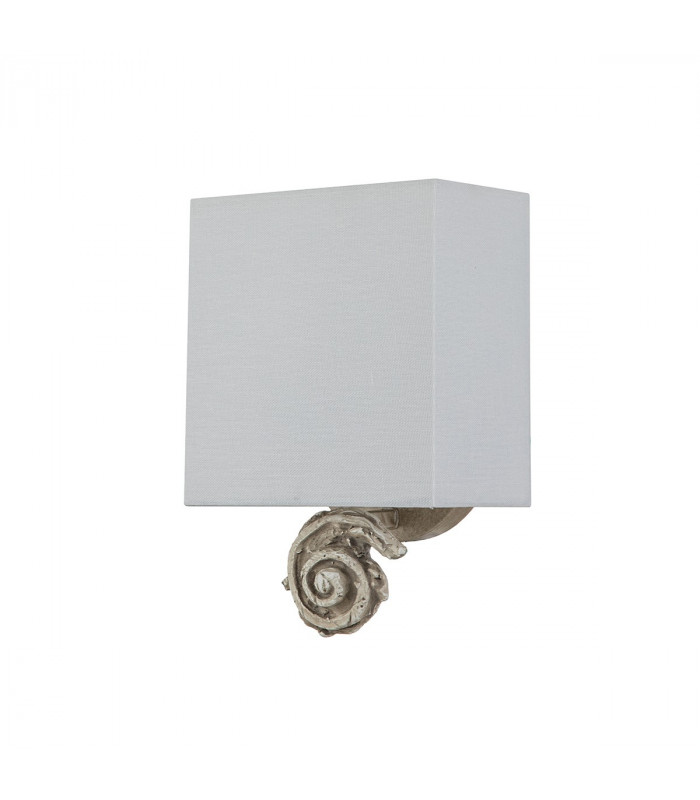 Swirl Wall Lamp with Shade Bone White-5