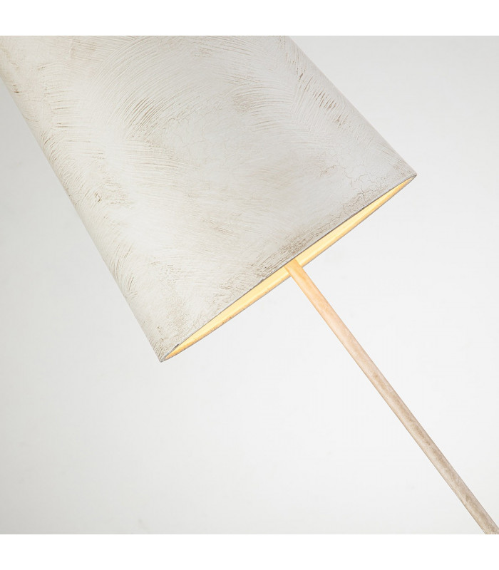 Swirl Table Lamp Bone White and Black-2