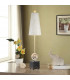 Swirl Table Lamp Bone White and Black-5