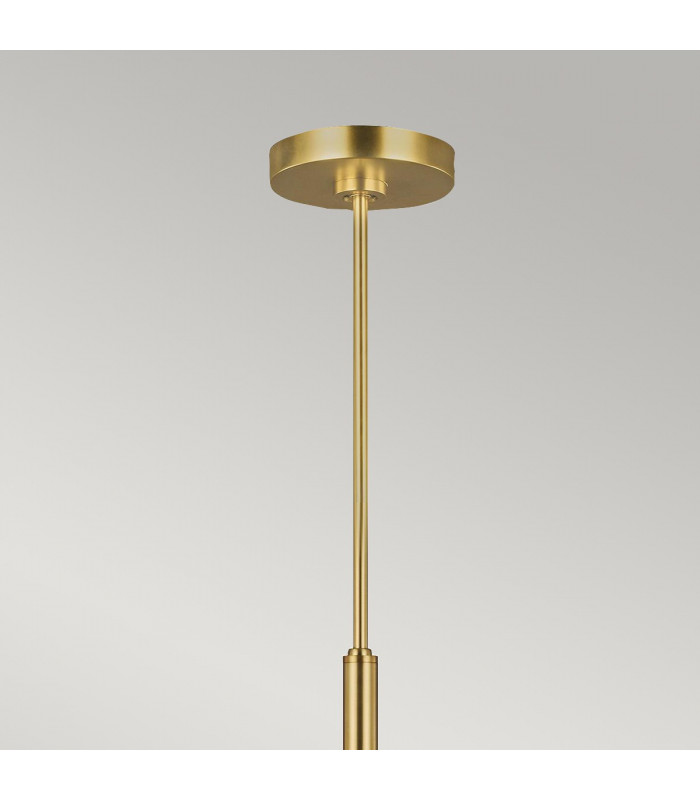 Brianna 6 Light Multi Arm Pendant Ceiling Light Burnished Brass-2