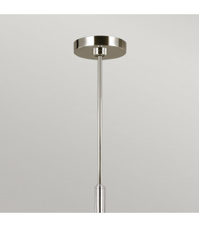Brianna 6 Light Multi Arm Pendant Ceiling Light Polished Nickel-2