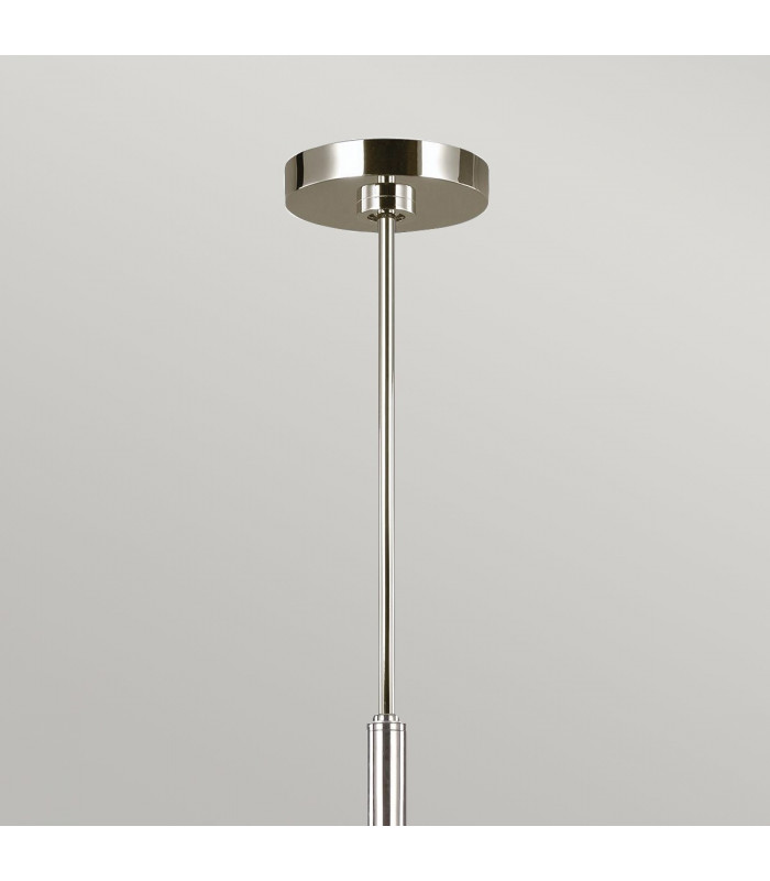 Brianna 6 Light Multi Arm Pendant Ceiling Light Polished Nickel-2