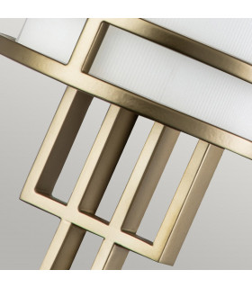 Fusion Flush Wall Lamp Painted Natural Brass-2