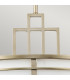 Fusion 3 Light Cylindrical Pendant Ceiling Light Painted Natural Brass-3