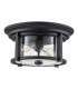 Merrill 2 Light Outdoor Flush Black IP44-1