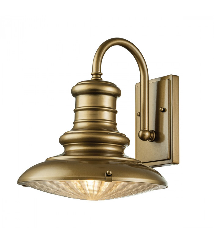 Redding Station Outdoor Dome Wall Lamp Painted Distressed Bronze IP44-1