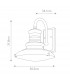 Redding Station Outdoor Dome Wall Lamp Painted Distressed Bronze IP44-5