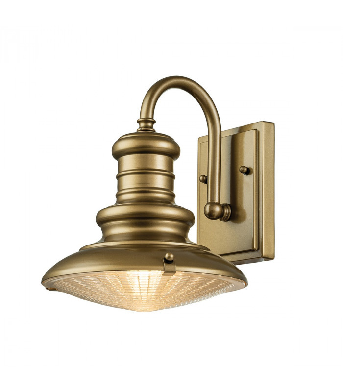 Redding Station Outdoor Dome Wall Lamp Painted Distressed Bronze IP44-1