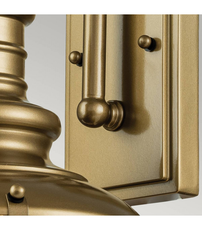 Redding Station Outdoor Dome Wall Lamp Painted Distressed Bronze IP44-3