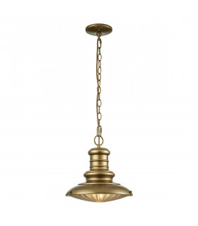 Redding Station Outdoor Pendant Ceiling Light Painted Distressed Bronze IP44-1