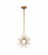 Sun King Pendant Ceiling Light Gold Leaf-1