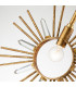 Sun King Pendant Ceiling Light Gold Leaf-4